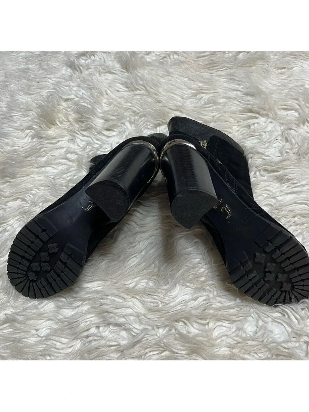 Juicy Couture Women’s Black Suede Ankle Boots. Size 10